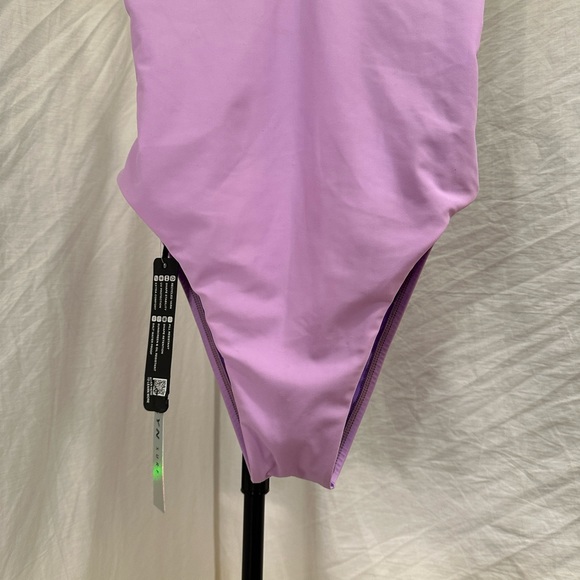 Jolyn Onepiece Swim Suit Lavender Tie Back - Picture 7 of 8